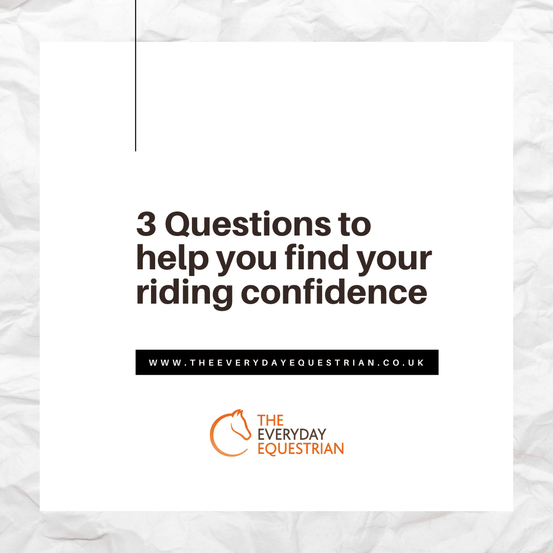 3 Questions to help you find your riding confidence