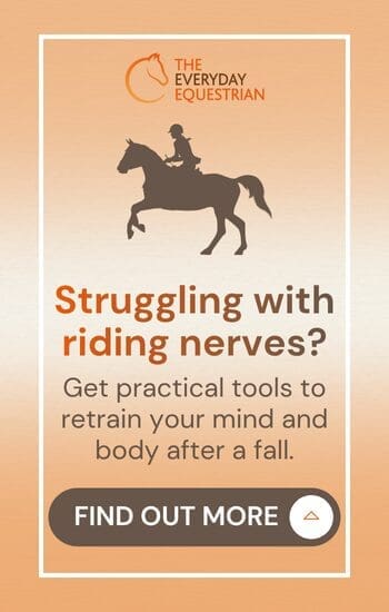 Rebuild your confidence after a fall from your horse